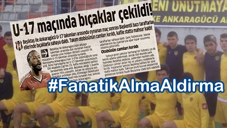 Ankaragücü taraftarına çirkin iftira...