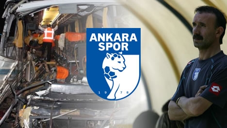 Ankaraspor otobüsü kaza yaptı. 1 Ölü