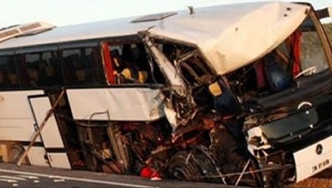 Ankaraspor otobüsünün kaza anı