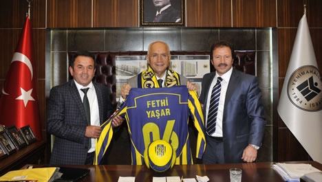 Ankaragücü'nden Fethi Yaşar ziyareti...