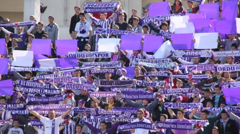 Orduspor'a taraftar morali..