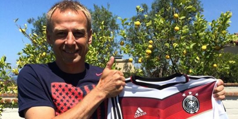 Klinsmann'dan Almanya'ya destek!