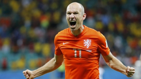 Robben, 2014 Dünya Kupası'nda kaç kilometre koştu?