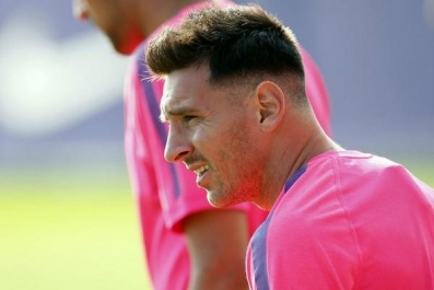 İşte Messi'nin yeni saç tarzı..