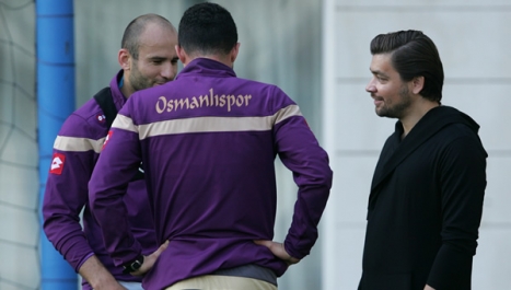 Ahmet Gökçek, Osmanlıspor'un idmanını izledi...