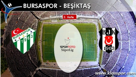 Bursa-Beşiktaş 91. kez!