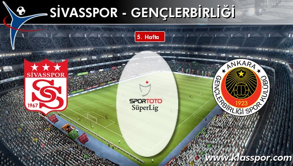Sivasspor - Gençlerbirliği maç kadroları belli oldu...
