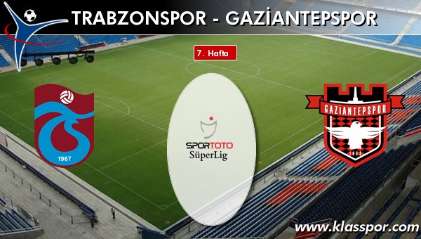 İşte Trabzonspor - Gaziantepspor maçında ilk 11'ler