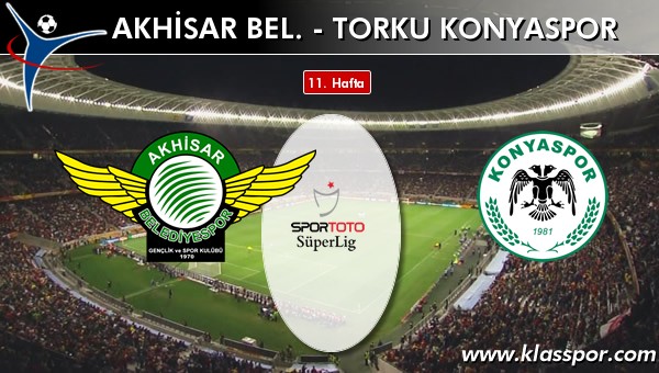 Akhisar Bel. - Torku Konyaspor sahaya hangi kadro ile çıkıyor?