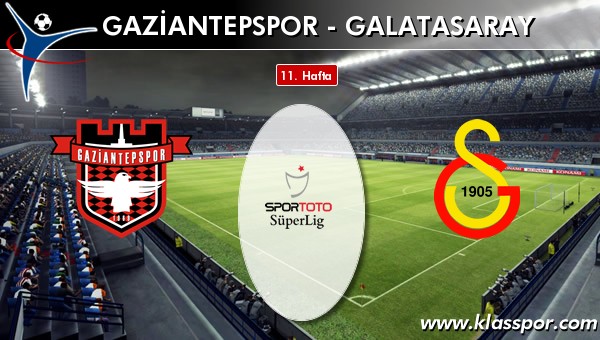 Gaziantepspor - Galatasaray maç kadroları belli oldu...