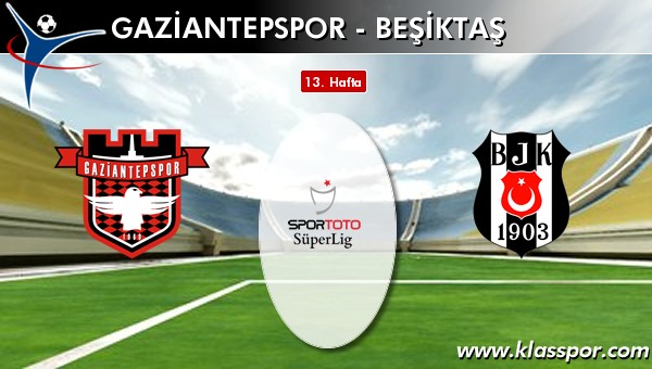 Gaziantepspor - Beşiktaş maç kadroları belli oldu...