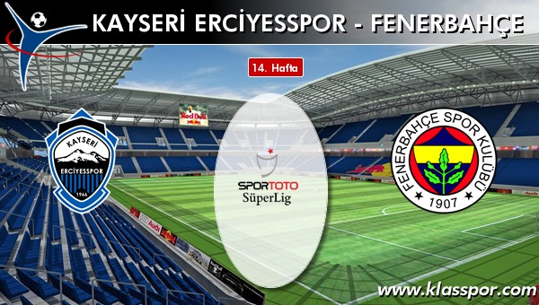 S.A.İ. K.Erciyesspor 0 - Fenerbahçe 1