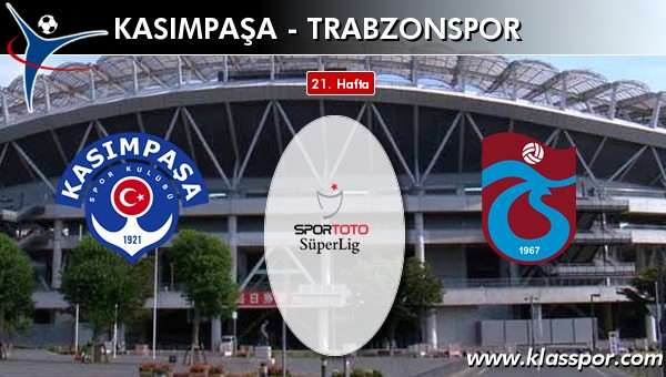 Kasımpaşa - Trabzonspor maç kadroları belli oldu...