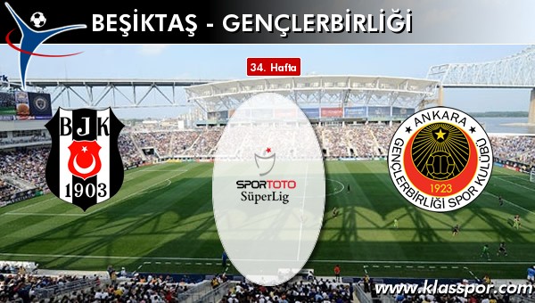 Beşiktaş - Gençlerbirliği maç kadroları belli oldu...
