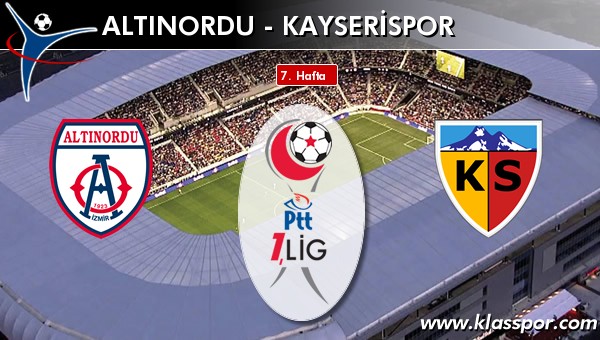 Altınordu 0 - Kayserispor 2