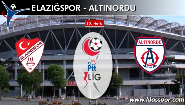 Elazığspor 2 - Altınordu 1