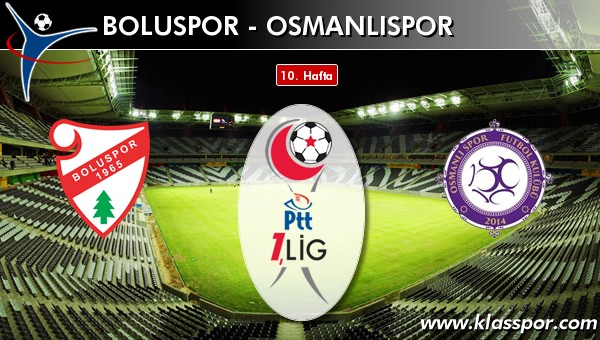 Boluspor - Osmanlıspor maç kadroları belli oldu...