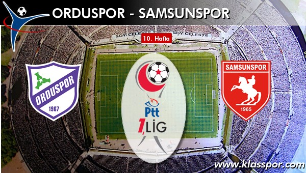 Orduspor - Samsunspor maç kadroları belli oldu...