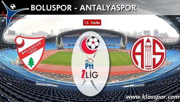 Boluspor 0 - Antalyaspor 2