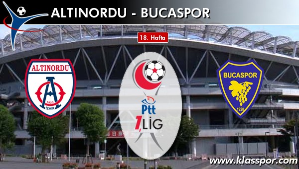 Altınordu - Bucaspor maç kadroları belli oldu...