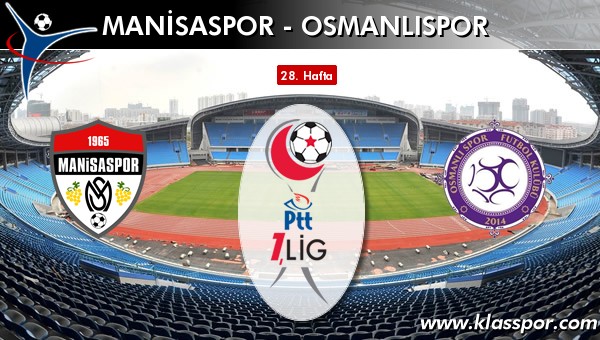 Manisaspor - Osmanlıspor maç kadroları belli oldu...