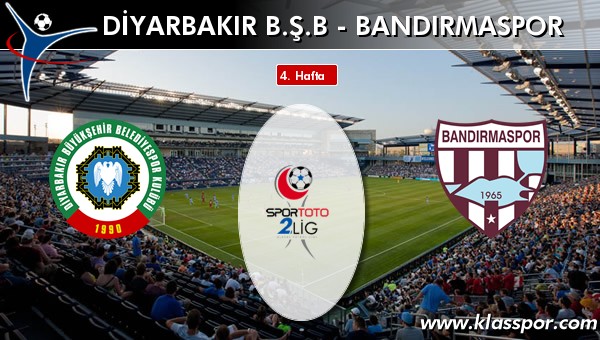 Diyarbakır B.ş.b - Bandırmaspor maç kadroları belli oldu...