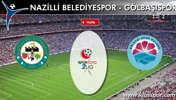 Nazilli Belediyespor - Gölbaşıspor maç kadroları belli oldu...