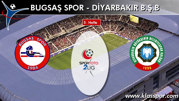 İşte Bugsaş Spor - Diyarbakır BŞB maçında ilk 11'ler