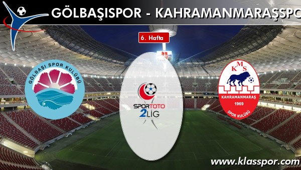 Gölbaşıspor - Kahramanmaraşspor maç kadroları belli oldu...