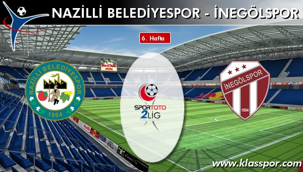 İşte Nazilli Belediyespor - İnegölspor maçında ilk 11'ler