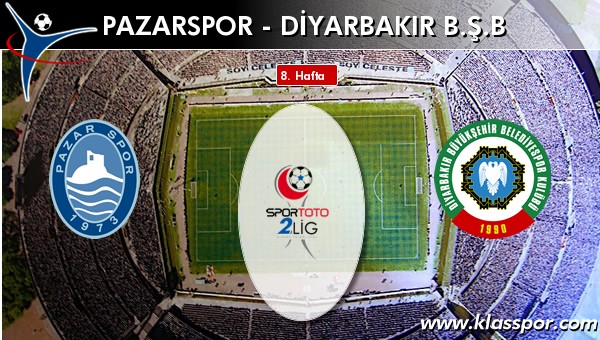Pazarspor 2 - Diyarbakır BŞB 0