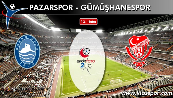Pazarspor 1 - Gümüşhanespor 1