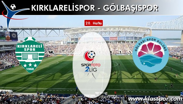 Kırklarelispor - Gölbaşıspor maç kadroları belli oldu...