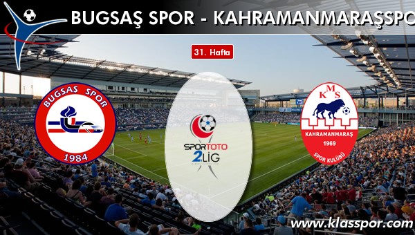 Bugsaş Spor - Kahramanmaraşspor maç kadroları belli oldu...