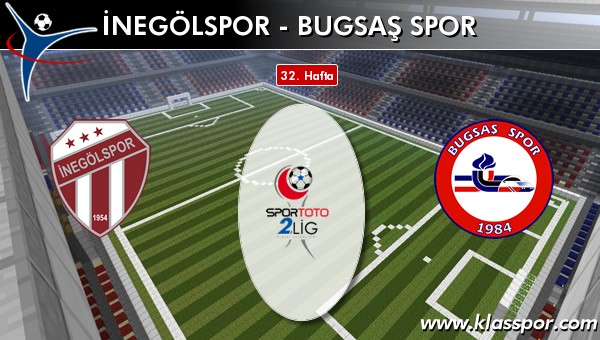 İnegölspor - Bugsaş Spor maç kadroları belli oldu...