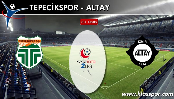 Tepecikspor - Altay maç kadroları belli oldu...