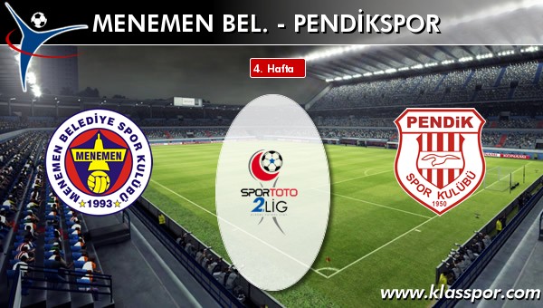 Menemen Bel. 1 - Pendikspor 3