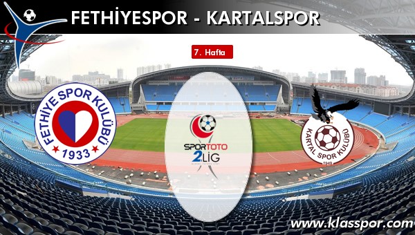 İşte Fethiyespor - Kartalspor maçında ilk 11'ler
