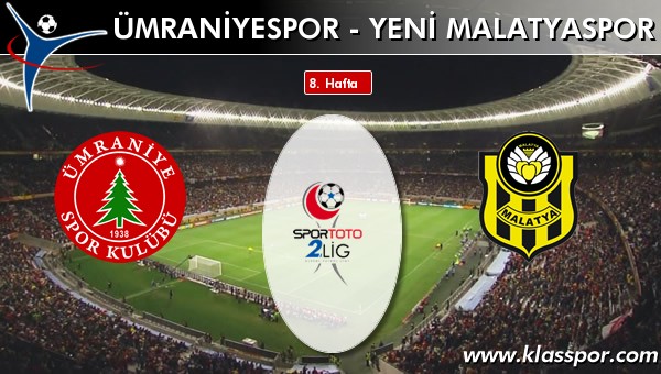 Ümraniyespor - Yeni Malatyaspor maç kadroları belli oldu...