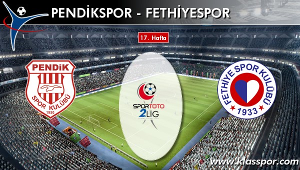 Pendikspor - Fethiyespor maç kadroları belli oldu...