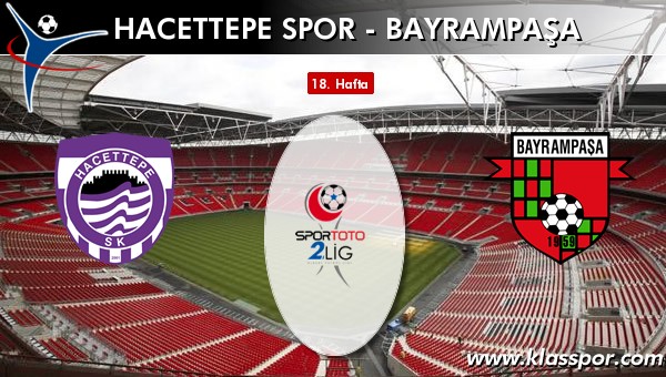 Hacettepe Spor - Bayrampaşa sahaya hangi kadro ile çıkıyor?