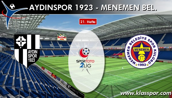 İşte Aydınspor 1923 - Menemen Bel. maçında ilk 11'ler