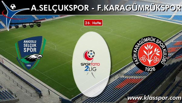 A. Selçukspor - C.Karagümrük maç kadroları belli oldu...