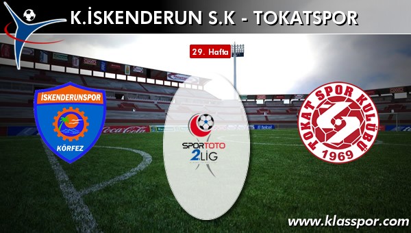K. İskenderun SK - Tokatspor sahaya hangi kadro ile çıkıyor?