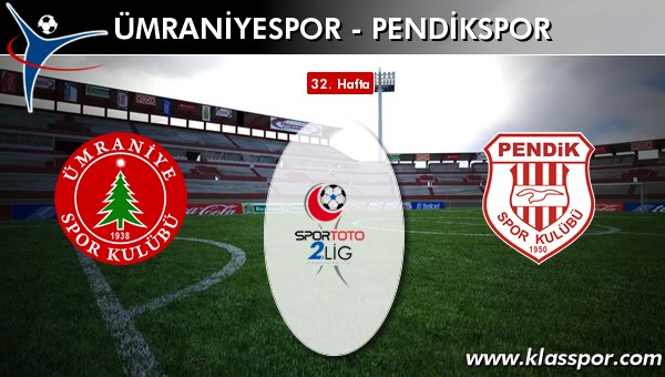 İşte Ümraniyespor - Pendikspor maçında ilk 11'ler