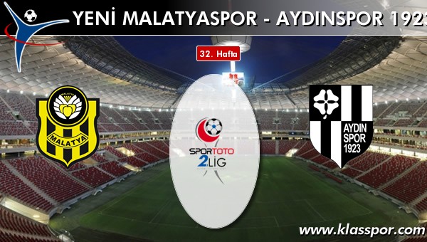 İşte Yeni Malatyaspor - Aydınspor 1923 maçında ilk 11'ler