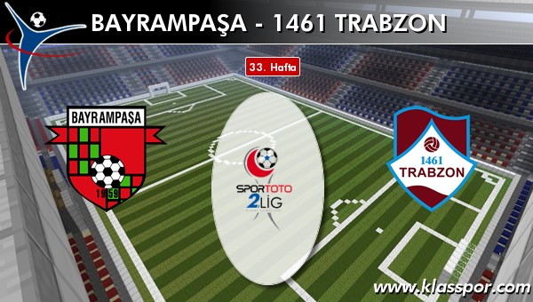 İşte Bayrampaşa - 1461 Trabzon maçında ilk 11'ler