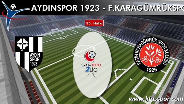 Aydınspor 1923 - C.Karagümrük maç kadroları belli oldu...