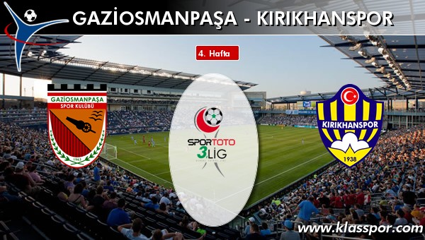 Gaziosmanpaşa 0 - Kırıkhanspor 1