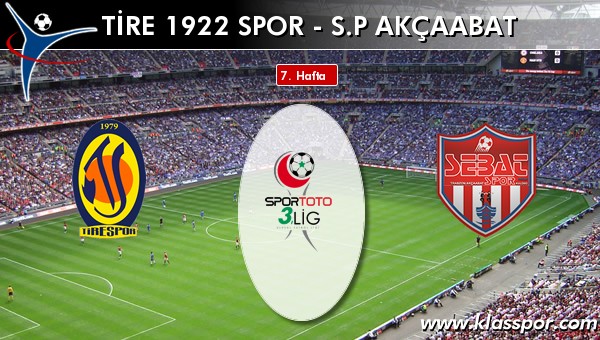 Tire 1922 Spor 2 - SP Akçaabat 1